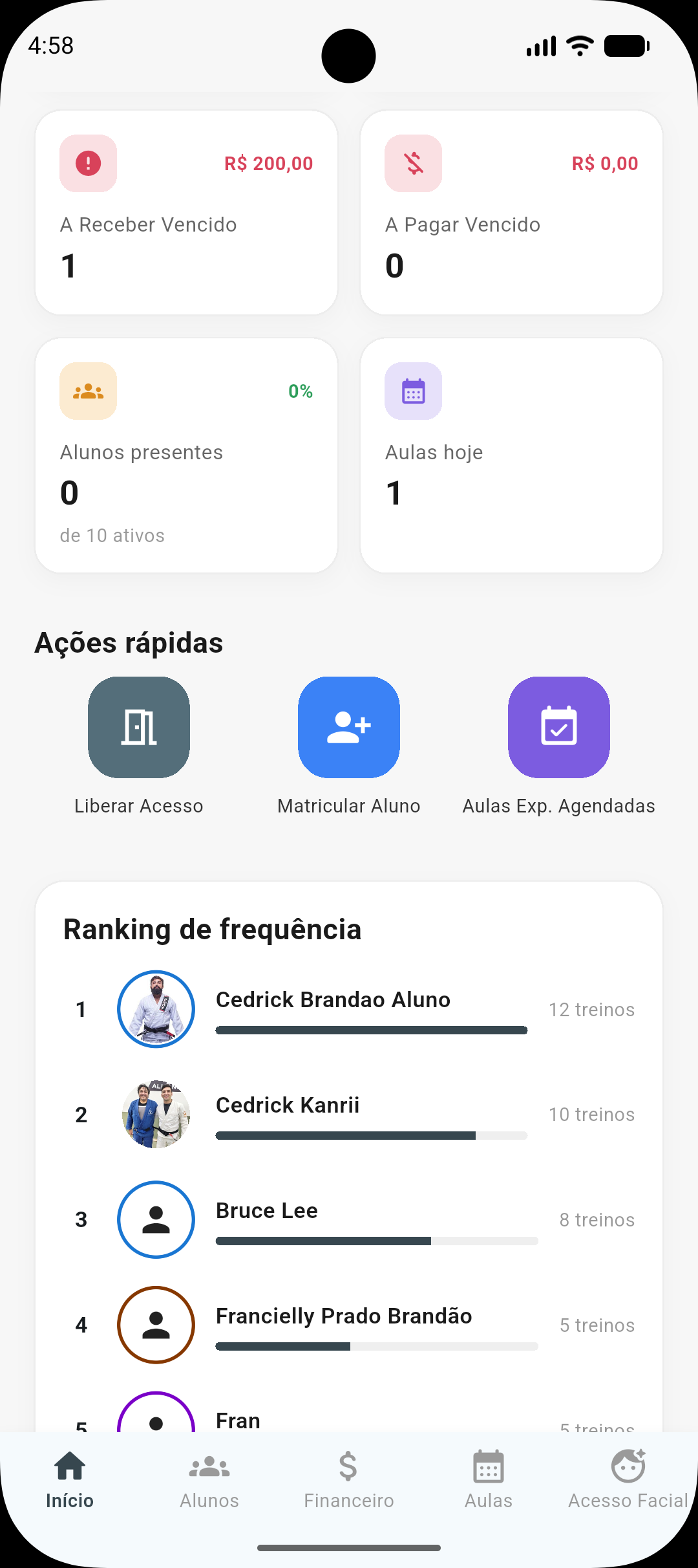 Kanri — App do Professor