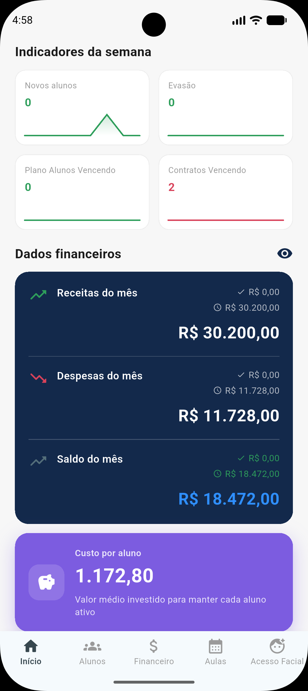 Kanri — App do Professor