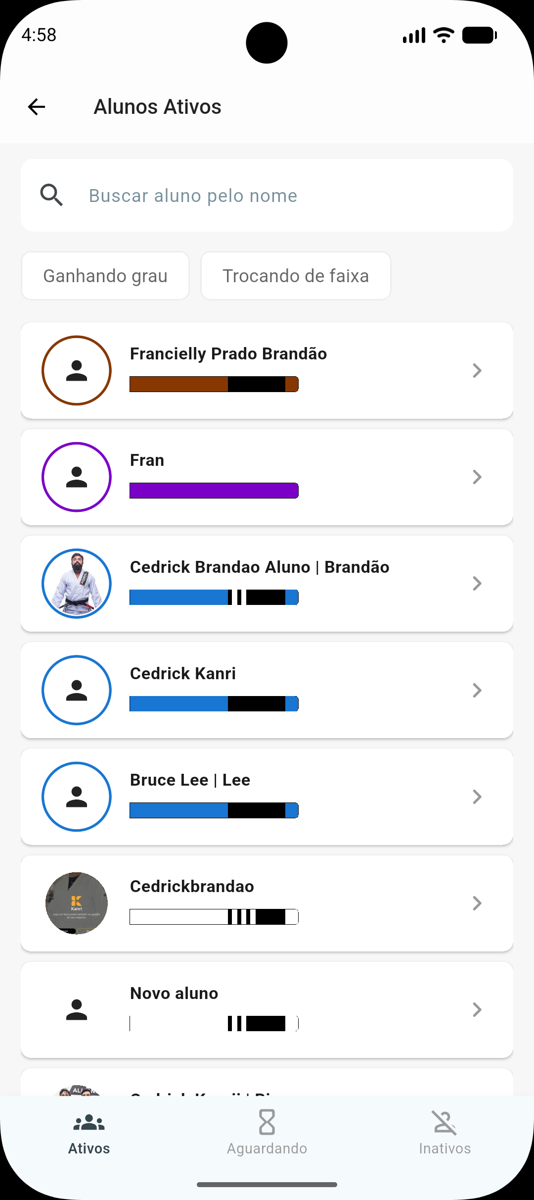 Kanri — App do Professor